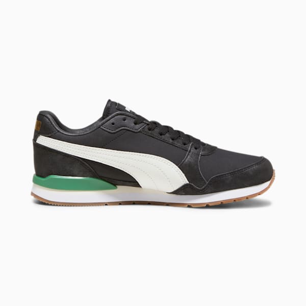 ST Runner 75 Years Sneakers, PUMA Black-Warm White-Archive Green, large-ZAF