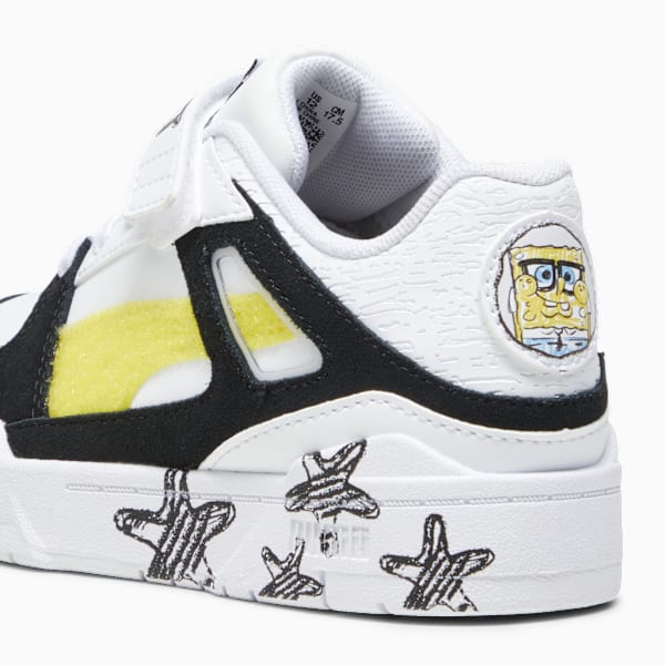 Tenis deportivos para niños Slipstream PUMA x SPONGEBOB SQUAREPANTS, PUMA White-PUMA Black, large-MEX