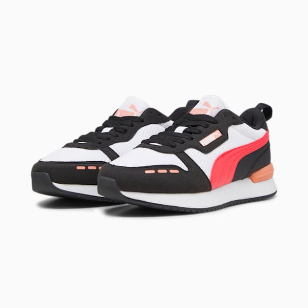 PUMA R78 Sneakers, PUMA White-Electric Blush-PUMA Black-Poppy Pink, large-ZAF