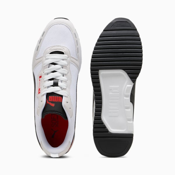 PUMA R78 Sneakers, Feather Gray-PUMA Black-Vapor Gray, large-ZAF