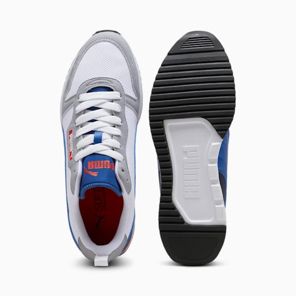 PUMA R78 Sneakers, Cobalt Glaze-PUMA Navy-For All Time Red, large-ZAF