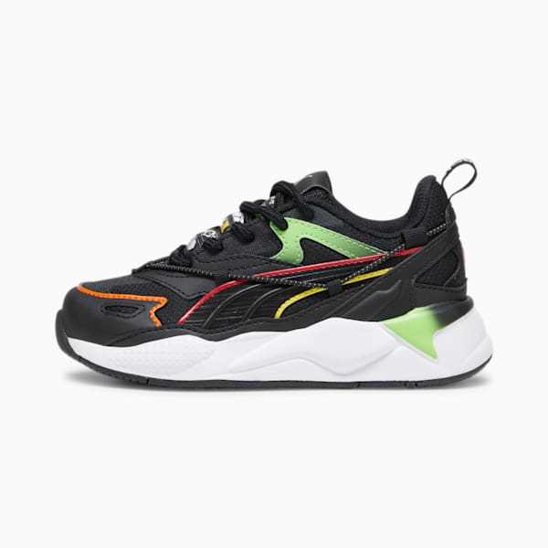 PUMA x MIRACULOUS RS-X Efekt Kids' Sneakers, PUMA Black-PUMA Red, large-ZAF