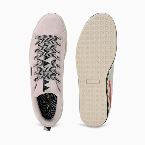 PUMA x lemlem Suede Women's Sneakers, Frosty Pink-Ghost Pepper, large-ZAF