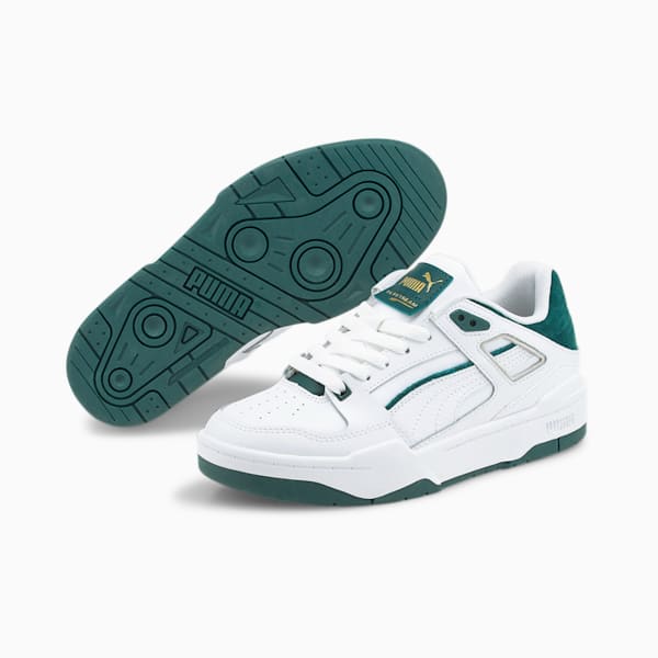 Zapatillas Slipstream para jovenes, PUMA White-Varsity Green, large-ARG