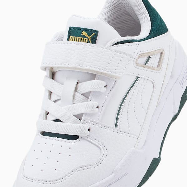 Zapatillas infantiles Slipstream, PUMA White-Varsity Green, large-ARG