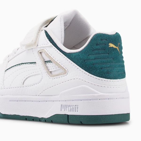 Zapatillas infantiles Slipstream, PUMA White-Varsity Green, large-ARG