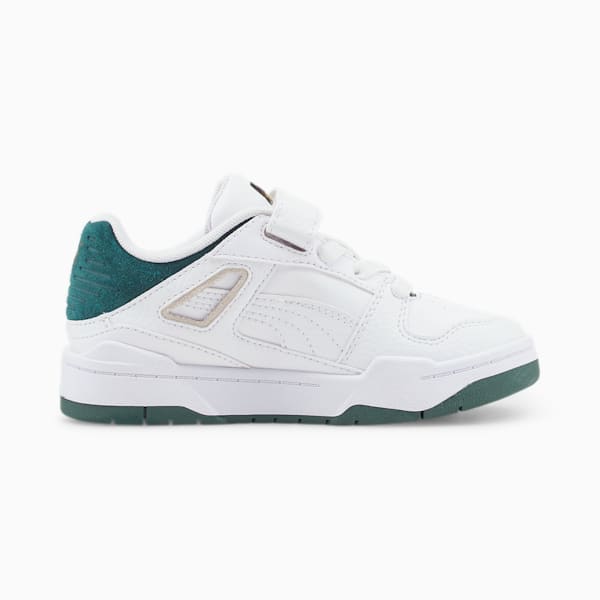 Zapatillas infantiles Slipstream, PUMA White-Varsity Green, large-ARG