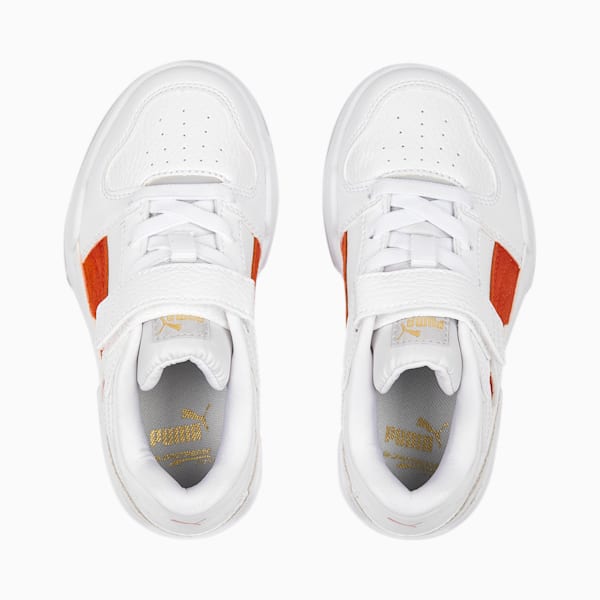 Zapatillas infantiles Slipstream Suede FS, PUMA White-PUMA Red-Cool Light Gray, large-ARG