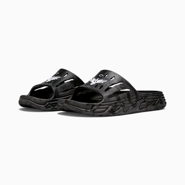 Sandalias de basquetbol PUMA x LAMELO BALL LaFrancé MB.03, PUMA Black-Feather Gray-Dark Coal, large-MEX