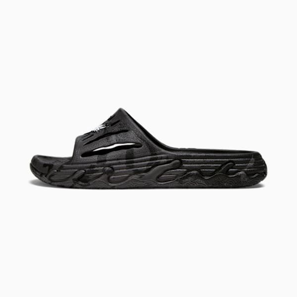Sandalias de basquetbol PUMA x LAMELO BALL LaFrancé MB.03, PUMA Black-Feather Gray-Dark Coal, large-MEX