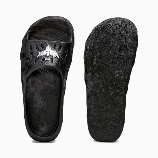Sandalias de basquetbol PUMA x LAMELO BALL LaFrancé MB.03, PUMA Black-Feather Gray-Dark Coal, large-MEX