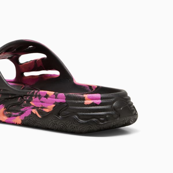 MB.03 Basketball Slides, PUMA Black-Deep Orchid-Fluro Peach Pes, large-MEX