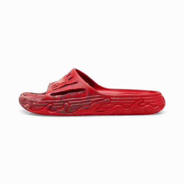 MB.03 Basketball Slides, For All Time Red-Fluro Peach Pes-Team Regal Red, large-MEX