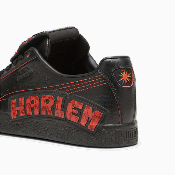 PUMA x DAPPER DAN Clyde Sneakers, PUMA Black-PUMA Black-Burnt Red, large-ZAF