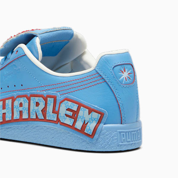 PUMA x DAPPER DAN Clyde Sneakers, Regal Blue-Burnt Red, large-ZAF