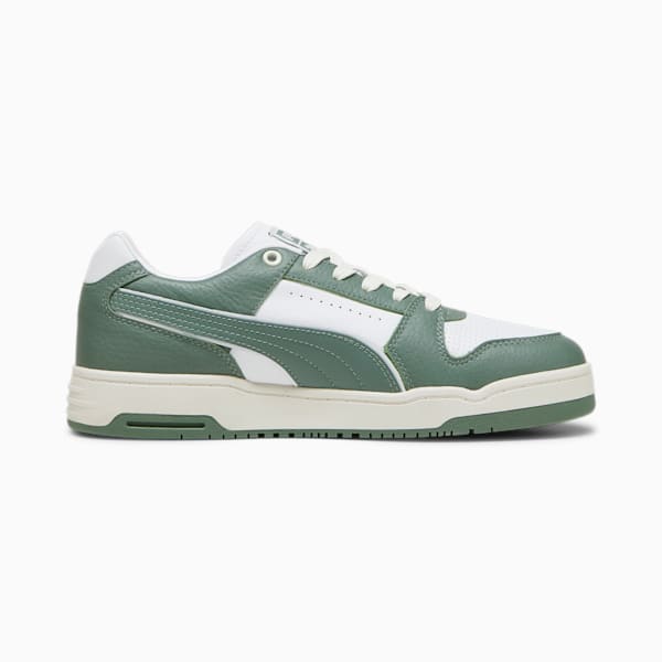 Slipstream Lo Vintage Sneakers, PUMA White-Eucalyptus, large-ZAF