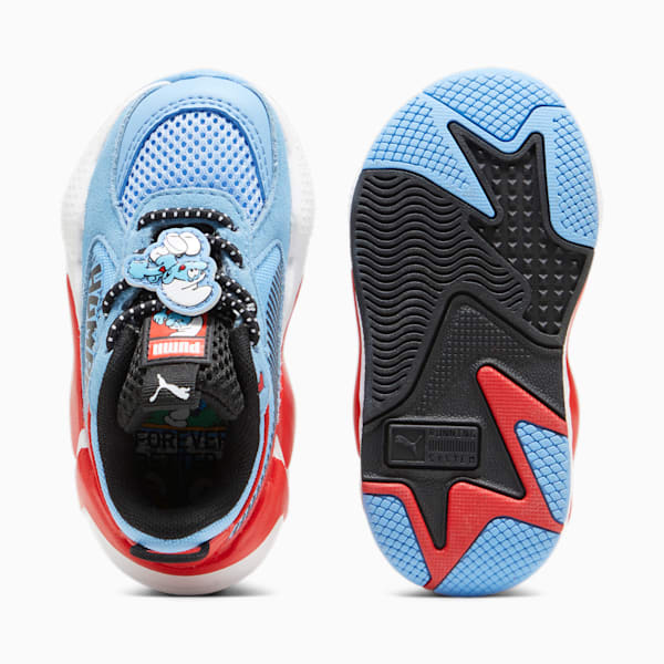 PUMA x THE SMURFS RS-X Toddlers' Sneakers, Team Light Blue-PUMA Red, large-ZAF