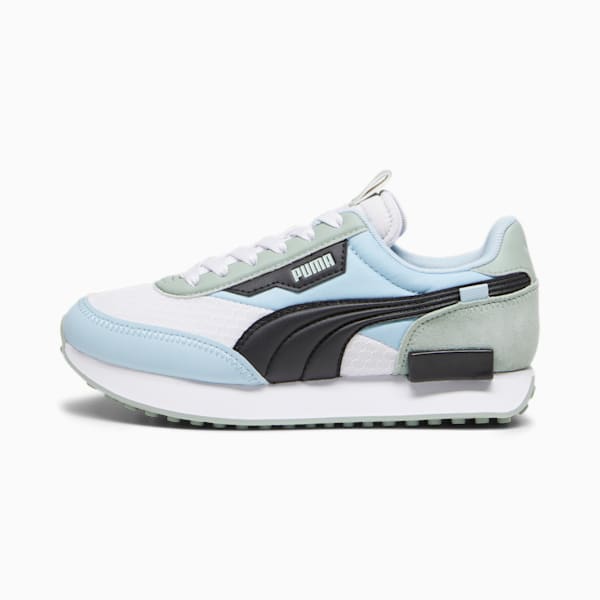 Zapatillas Future Rider Pastel para mujeres, PUMA White-Silver Sky, large-ARG