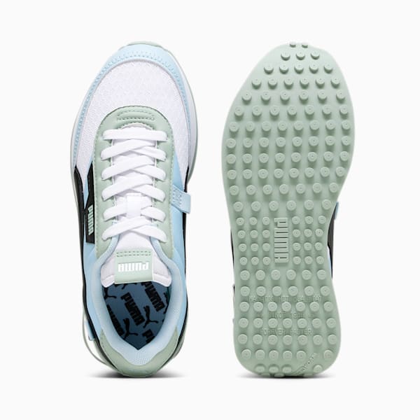 Zapatillas Future Rider Pastel para mujeres, PUMA White-Silver Sky, large-ARG