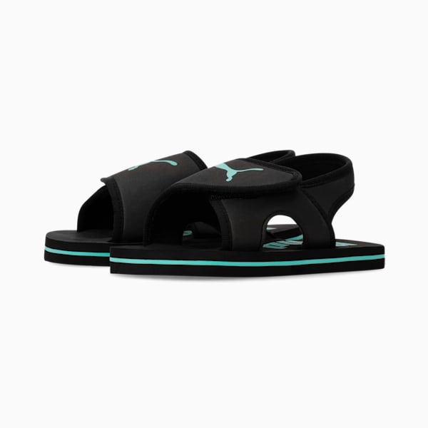 Summer Flip Sandals Toddlers, PUMA Black-Mint, large-ZAF