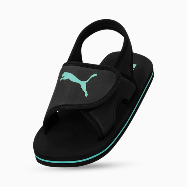 Summer Flip Sandals Toddlers, PUMA Black-Mint, large-ZAF