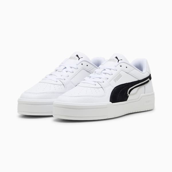 CA Pro Play Unisex Sneakers, PUMA White-PUMA Black-Cool Light Gray, large-ZAF