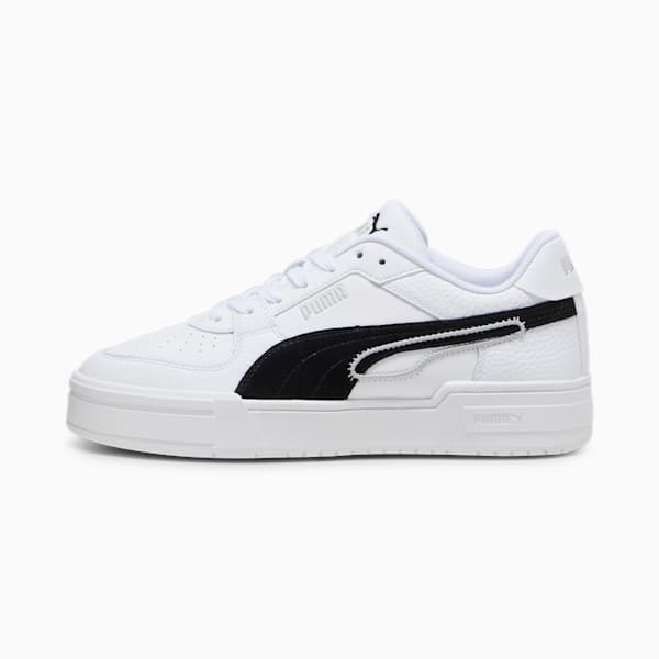 CA Pro Play Unisex Sneakers, PUMA White-PUMA Black-Cool Light Gray, large-ZAF