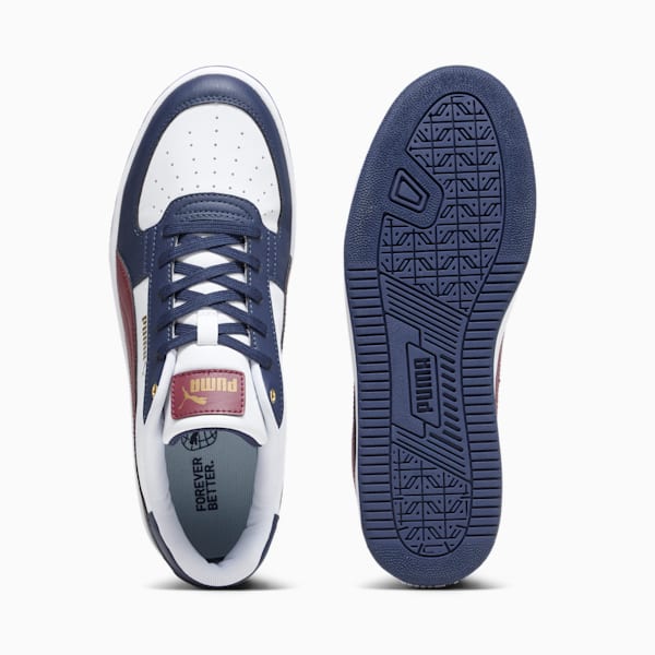 Zapatillas Caven 2.0, PUMA White-Dark Jasper-PUMA Navy-Gold, large-ARG