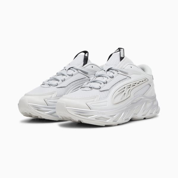 Exotek Mirrored Sneakers, Glacial Gray-PUMA Black, large-ZAF