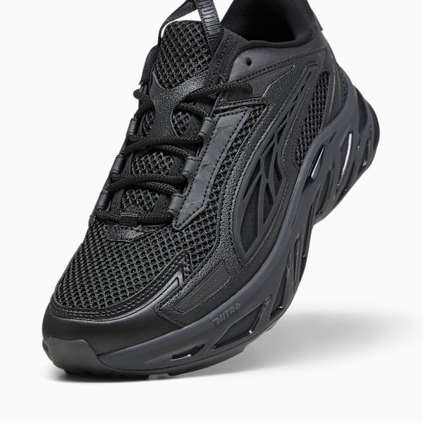 Tenis casuales Exotek NITRO Base para hombre, PUMA Black-PUMA Black, large-MEX