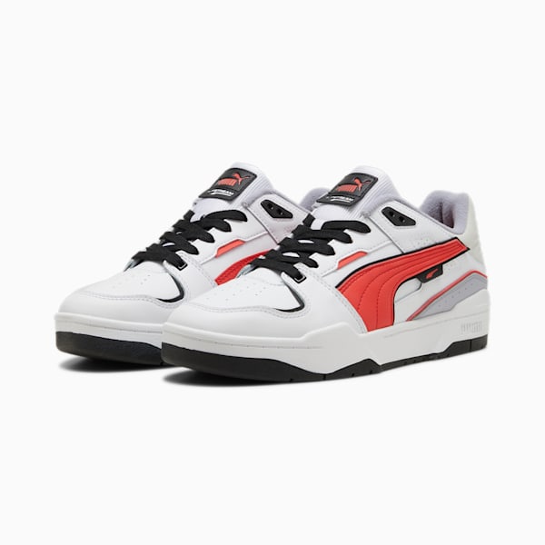 Zapatillas Slipstream Unisex Bball ADP, PUMA White-Active Red, large-ARG