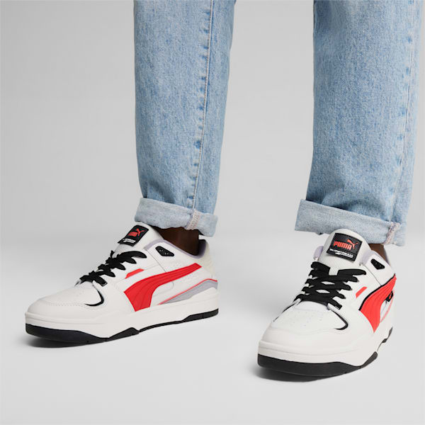 Zapatillas Slipstream Unisex Bball ADP, PUMA White-Active Red, large-ARG