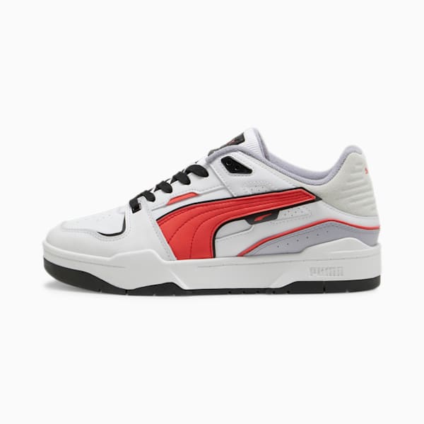 Zapatillas Slipstream Unisex Bball ADP, PUMA White-Active Red, large-ARG