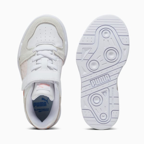 Zapatillas Slipstream Sweater para niñas, PUMA White-Warm White-Peach Smoothie, large-ARG
