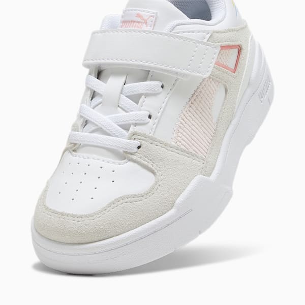Zapatillas Slipstream Sweater para niñas, PUMA White-Warm White-Peach Smoothie, large-ARG