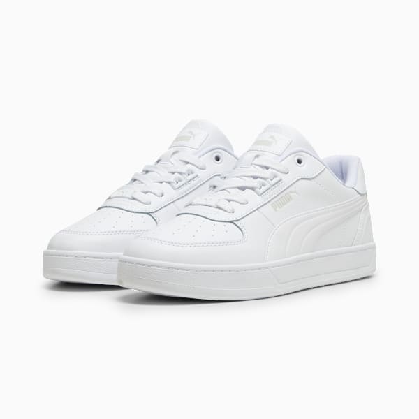 Tenis unisex Puma Caven 2.0 Lux, PUMA White-Cool Light Gray, large-MEX