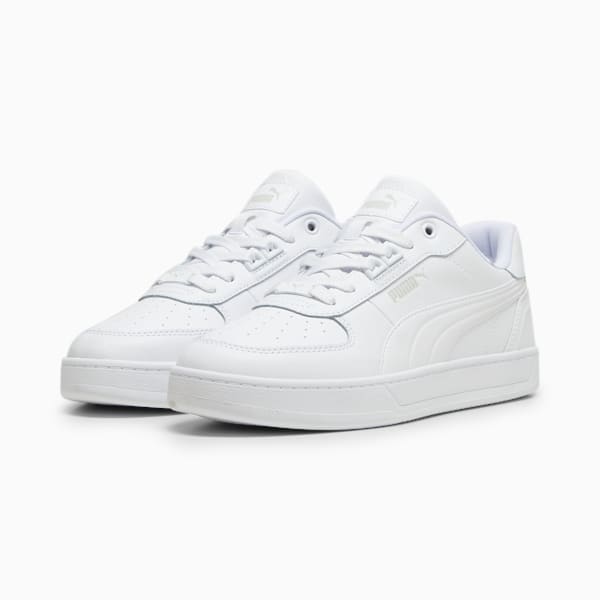 Puma Caven 2.0 Lux Unisex Sneakers, PUMA White-Cool Light Gray, large-ZAF