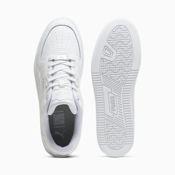 Puma Caven 2.0 Lux Unisex Sneakers, PUMA White-Cool Light Gray, large-ZAF