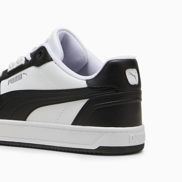 Puma Caven 2.0 Lux Unisex Sneakers, PUMA Black-PUMA Silver-PUMA White, large-ZAF
