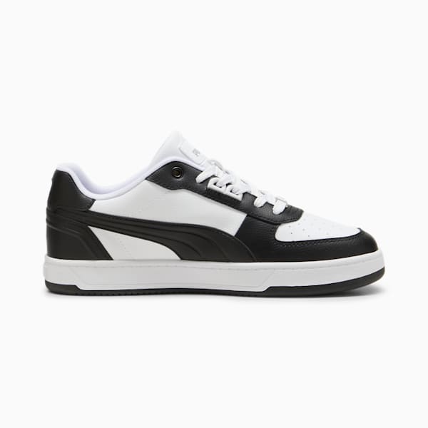Puma Caven 2.0 Lux Unisex Sneakers, PUMA Black-PUMA Silver-PUMA White, large-ZAF