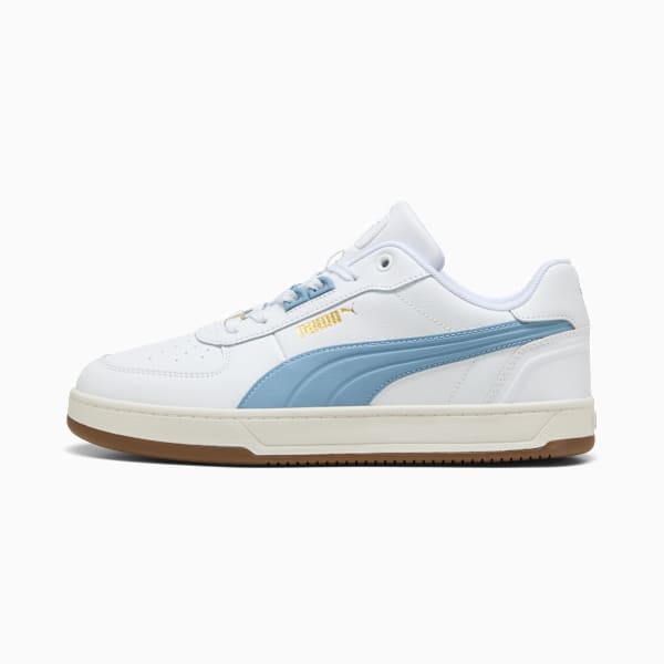 Puma Caven 2.0 Lux Unisex Sneakers, PUMA White-Cool Blue-Gum, large-ZAF
