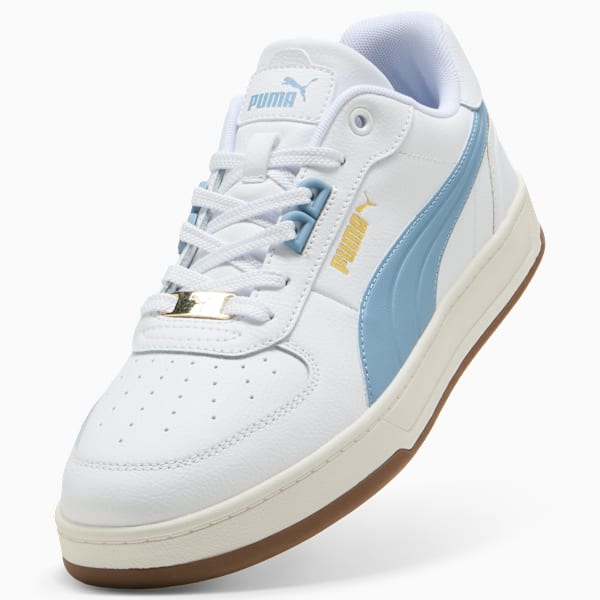 Puma Caven 2.0 Lux Unisex Sneakers, PUMA White-Cool Blue-Gum, large-ZAF