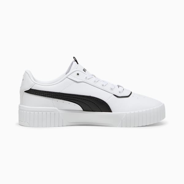 Carina 2.0 Lux Women's Sneakers, PUMA White-PUMA Black-Bronze, large-ZAF