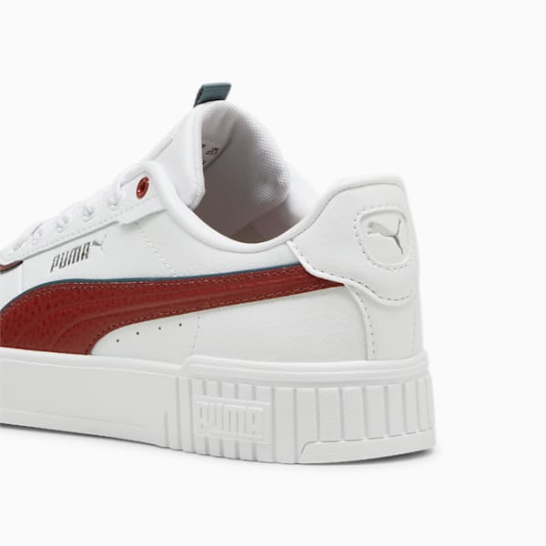 Carina 2.0 Lux Women's Sneakers, PUMA White-Intense Red-PUMA Silver, large-ZAF