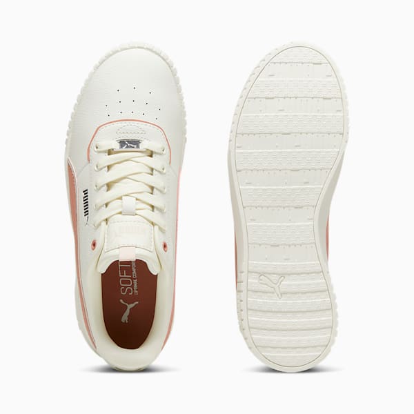 Carina 2.0 Lux Women's Sneakers, Warm White-Deeva Peach-PUMA Silver, large-ZAF