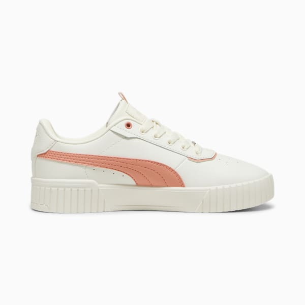 Carina 2.0 Lux Women's Sneakers, Warm White-Deeva Peach-PUMA Silver, large-ZAF