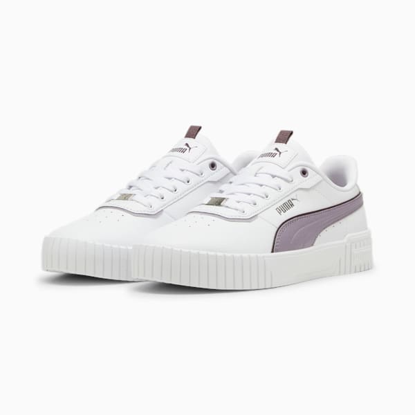 Carina 2.0 Lux Women's Sneakers, PUMA White-Pale Plum, large-ZAF