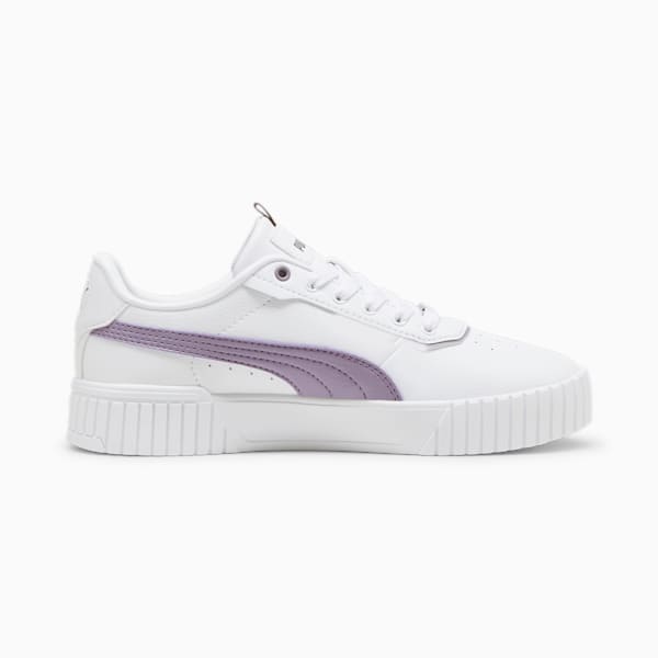 Carina 2.0 Lux Women's Sneakers, PUMA White-Pale Plum, large-ZAF