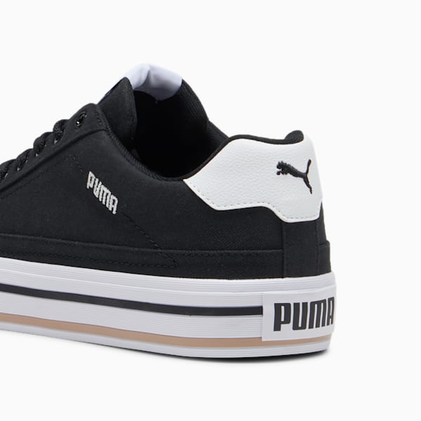 Tenis Court Classic Vulc, PUMA Black-PUMA White, large-MEX