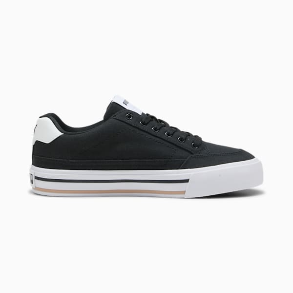 Tenis Court Classic Vulc, PUMA Black-PUMA White, large-MEX